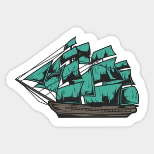 sailing ship Sticker